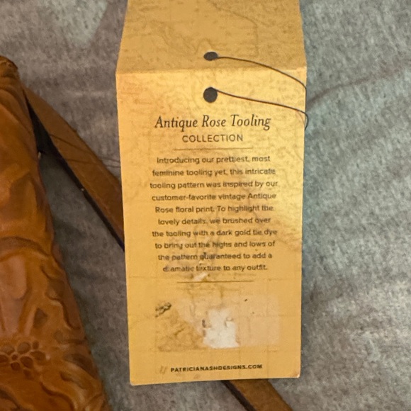 Embossed Leather Backpack - Tan - Picture 4 of 10